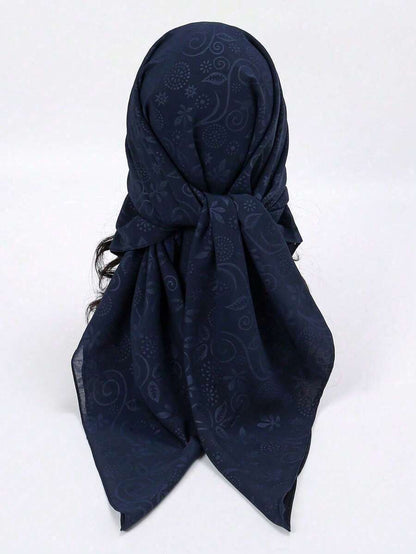 ELEGANT PAISLEY PRINT CHIFFON LARGE SCARF
