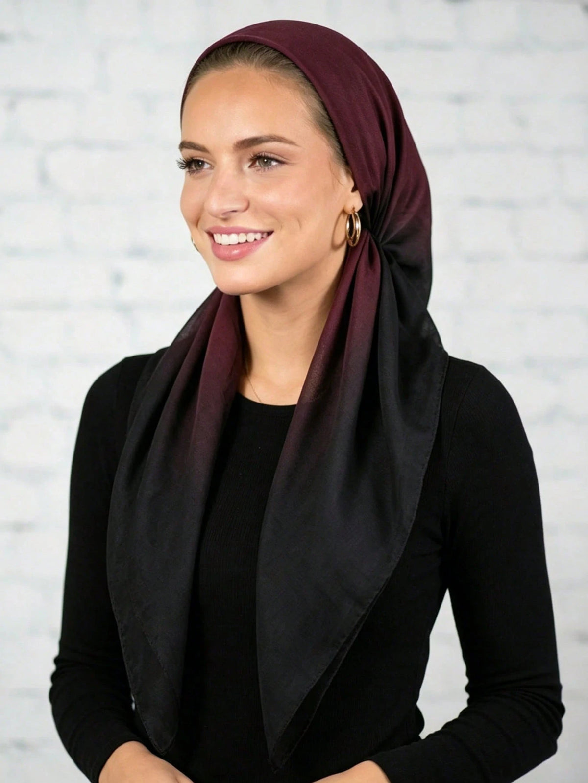 PRETIED GRADIENT HEADSCARF