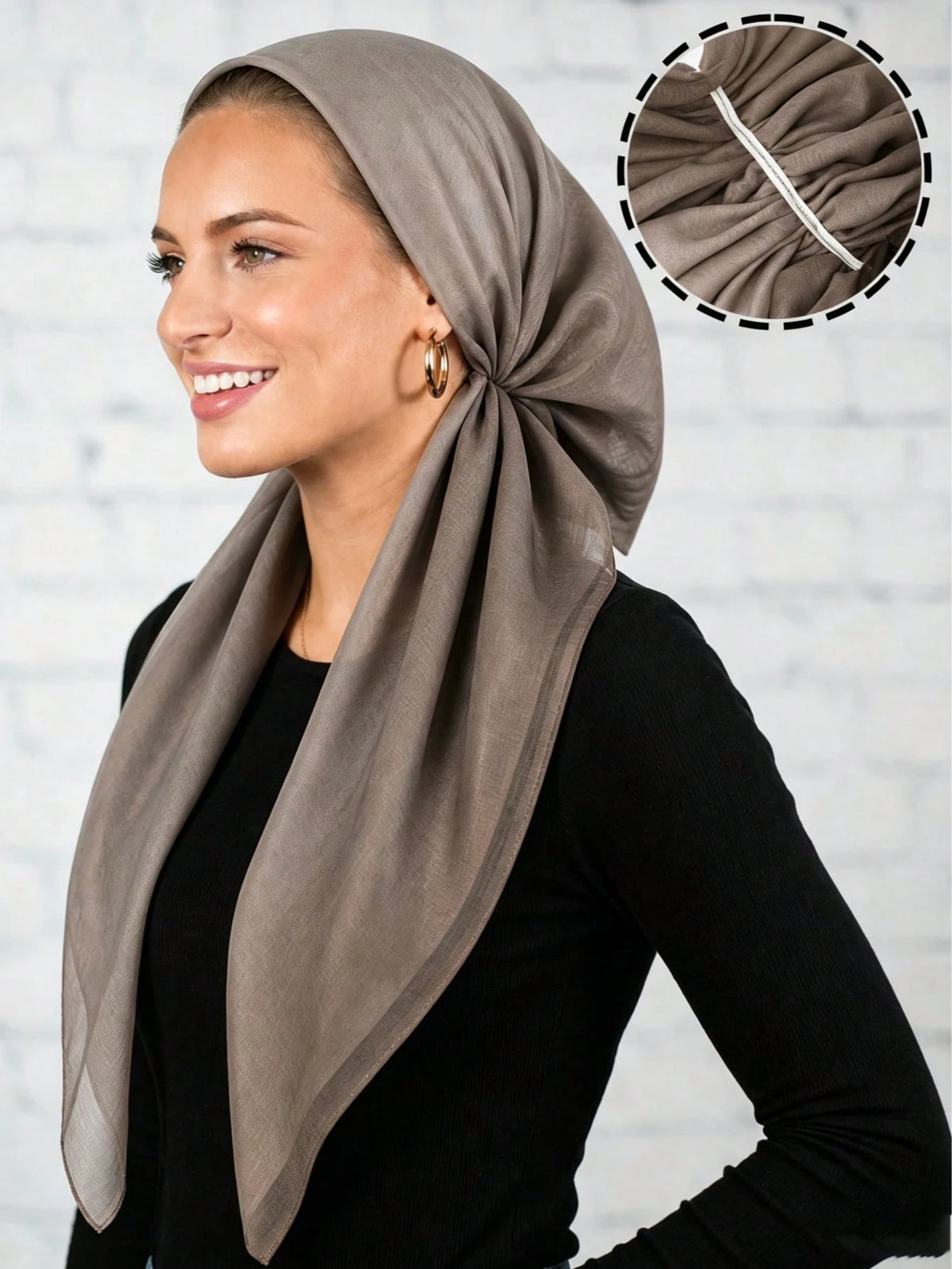 PRETIED GRADIENT HEADSCARF