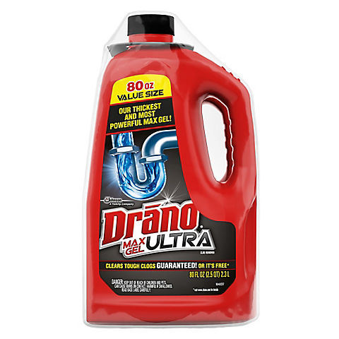 Drano Ultra Max Gel, 80 oz.