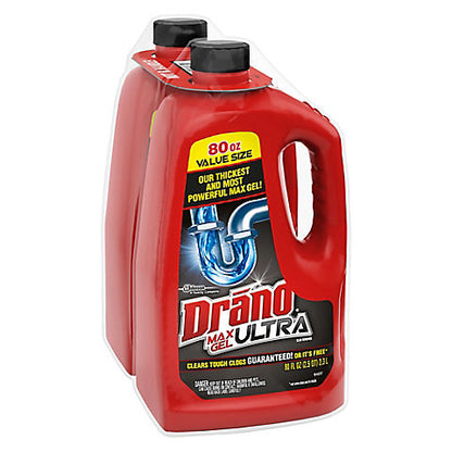 Drano Ultra Max Gel, 80 oz.