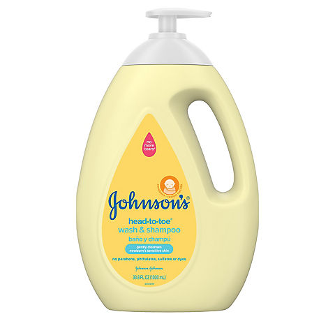Johnson's Baby Shampoo with Gentle Tear Free Formula, 33.8 fl. oz