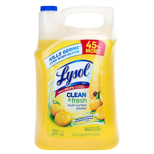 Lysol Clean and Fresh Multi Surface Cleaner 210 Fl Oz.