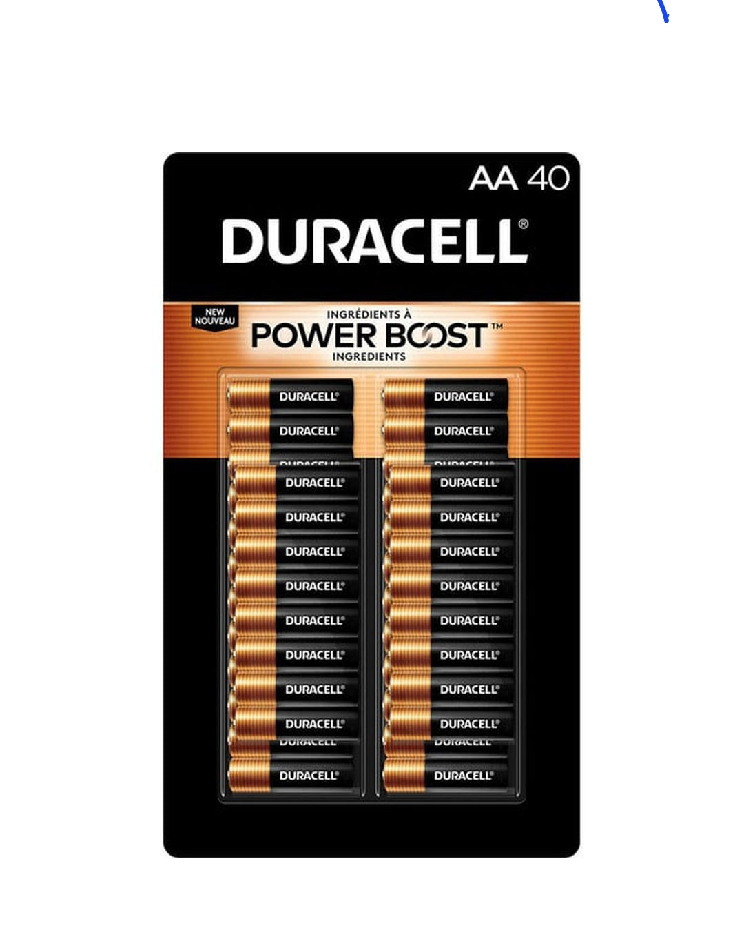 Duracell Coppertop Alkaline AA Batteries (40 Pk.)