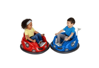 Flybar 6-Volt Battery Powered Electric Bumper Cars, 2 Pack (Assorted Colors)