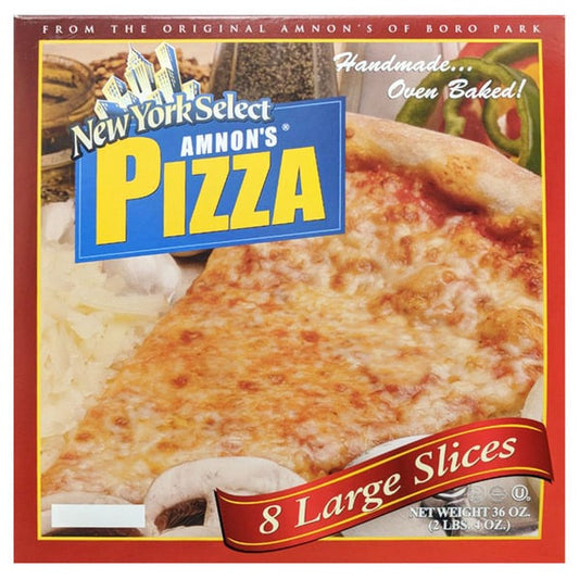 Amnon's New York Select Kosher Cheese Pizza, 36 oz 2 ct