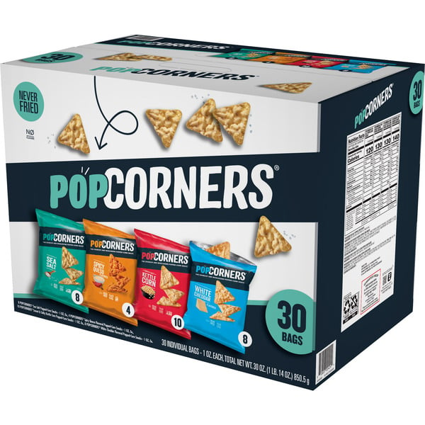 Popcorners Popcorn, Variety Pack, 28 ct