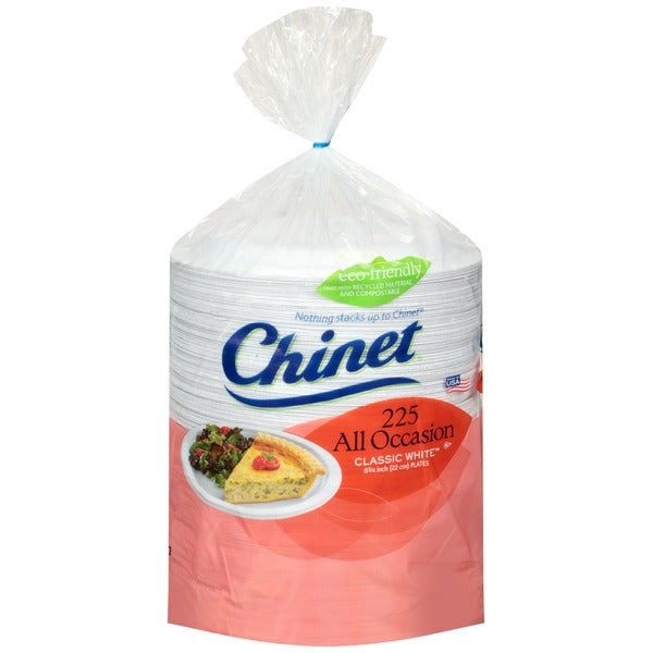Chinet Classic Lunch Paper Plate, 8.75" (225 ct.)