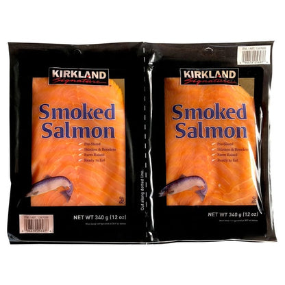 Kirkland Signature Smoked Salmon, 12 oz, 2-count