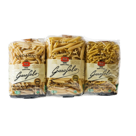 Garofalo Organic Pasta, Variety Pack, 17.6 oz, 6-count