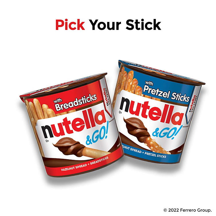 Nutella & GO! Hazelnut Spread + Breadsticks (1.8 oz. pks, 16 ct.)