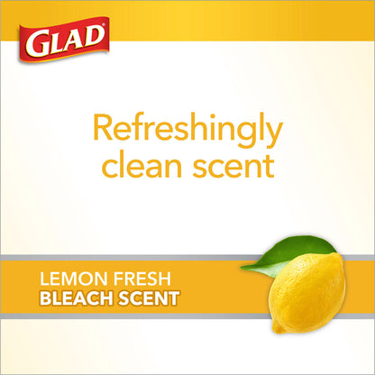 Glad ForceFlex Plus Tall Kitchen Trash Bags With Clorox, Lemon Fresh Bleach Scent (13 gal., 120 ct.)