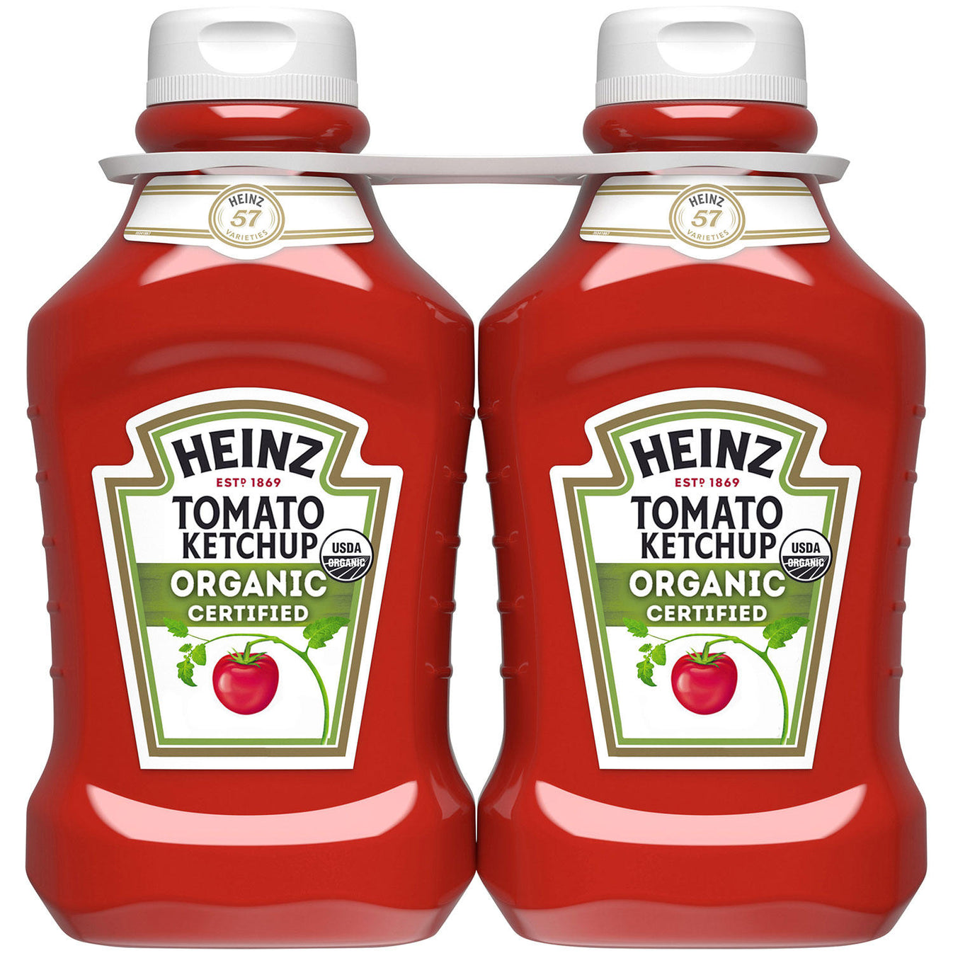 Heinz Organic Tomato Ketchup (44 oz., 2 ct.) My Kosher Cart