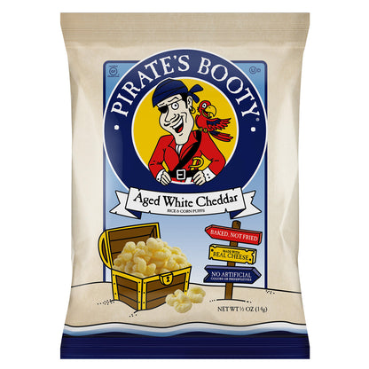 Pirate's Booty Aged White Cheddar Puffs (0.5oz / 40pk)