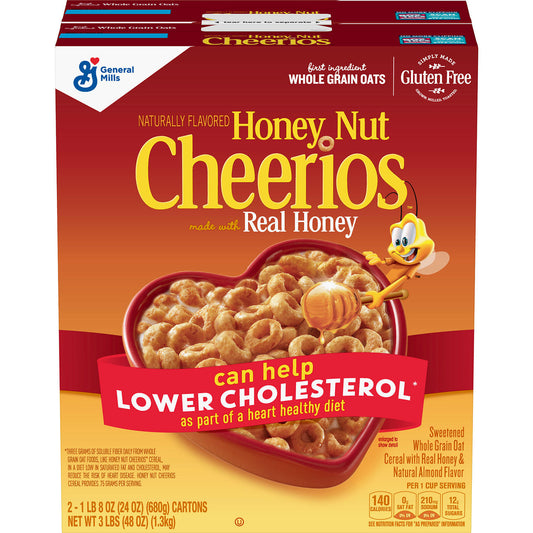 Honey Nut Cheerios Cereal (24 oz., 2 pk.)