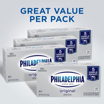 Philadelphia Original Cream Cheese (8 oz., 4 pk.)