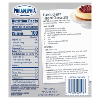 Philadelphia Original Cream Cheese (8 oz., 4 pk.)