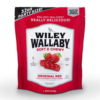 Wiley Wallaby Red Aussie Licorice (32 oz.)