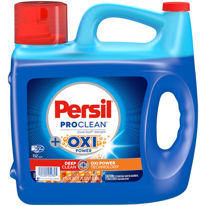 Persil ProClean Liquid Laundry Detergent, Plus OXI Power (225 oz., 112 loads)