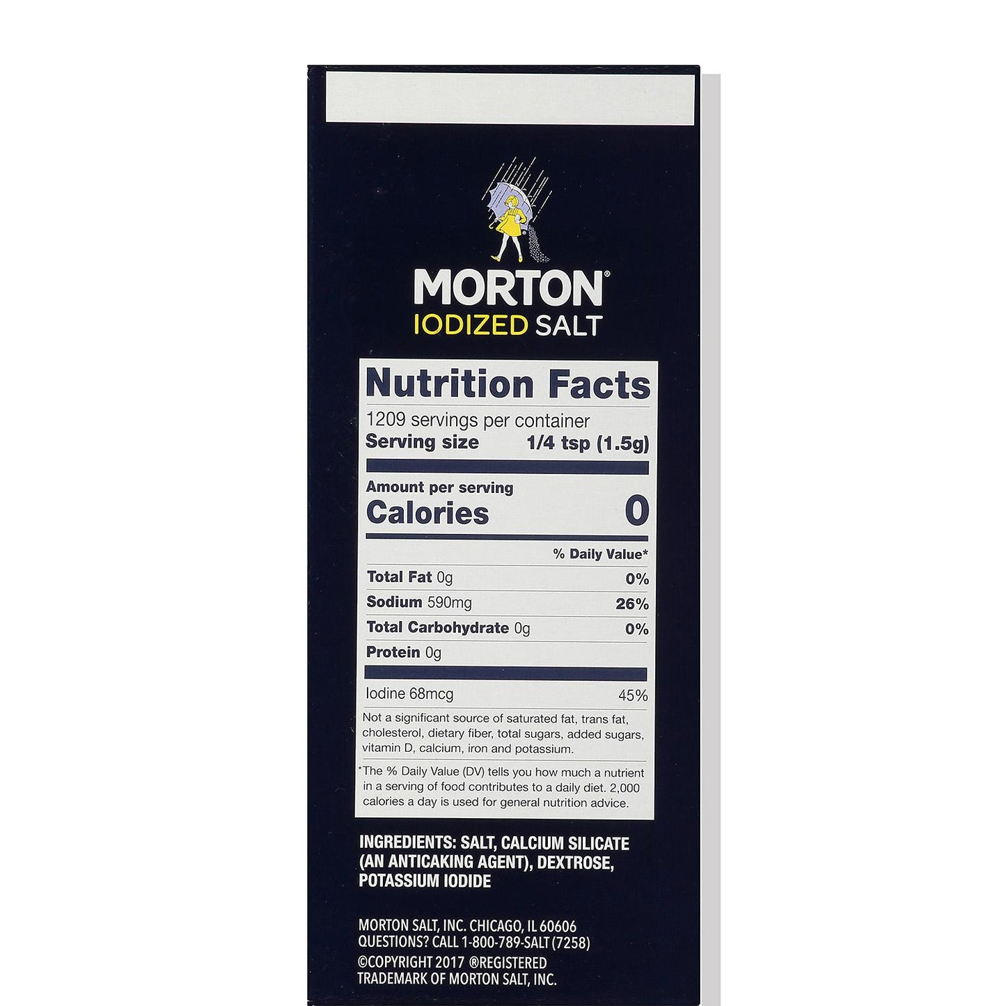 Morton Iodized Salt (4lb. box)