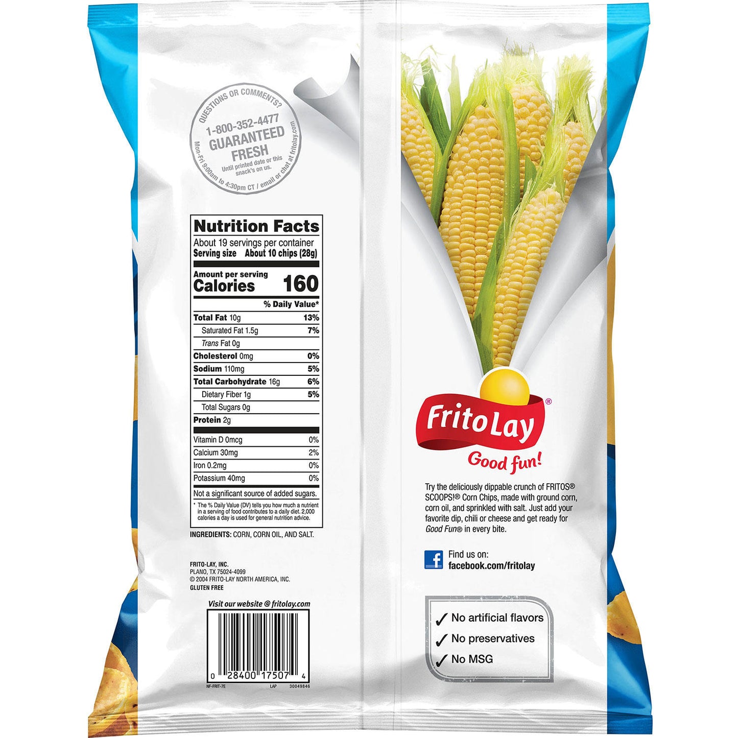 Fritos Scoops! Corn Chips (18.125 oz.)