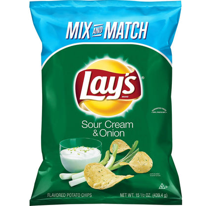 Lay's Sour Cream and Onion Potato Chips (15.63 oz.)