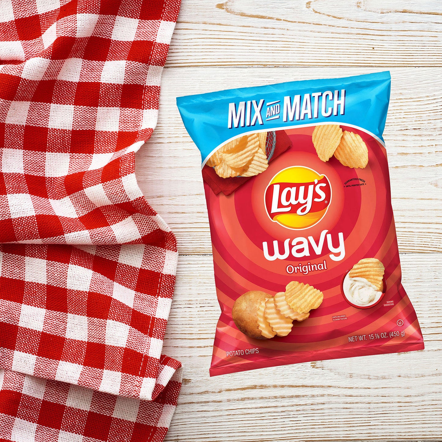 Lay's Wavy Potato Chips (15.875 oz.)