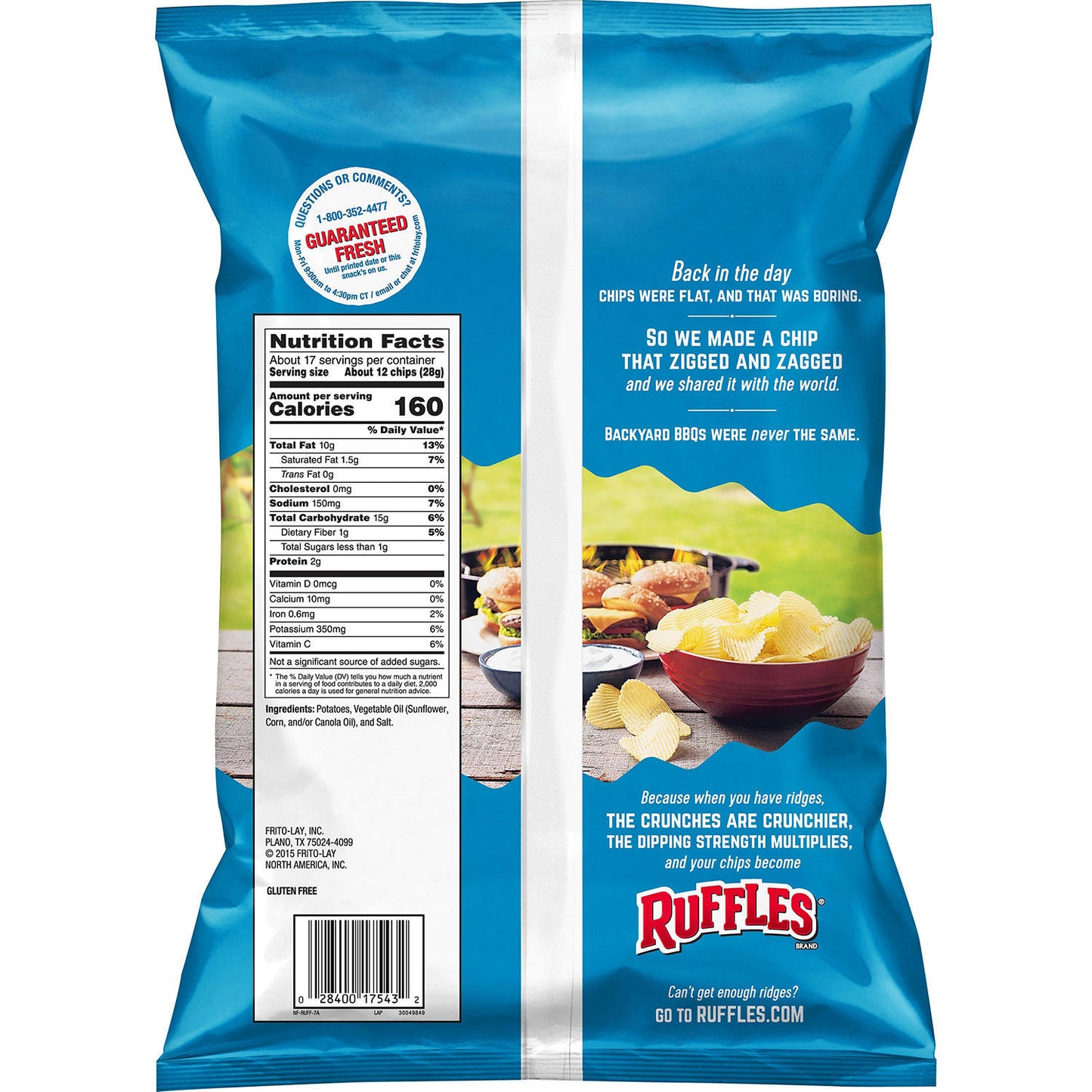 Ruffles Original Potato Chips (16.625 oz.)