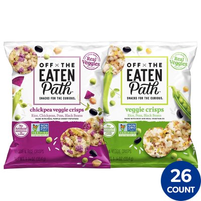 Off The Eaten Path Veggie Crisps Mix Flavor Variety Pack (1.25 oz., 26 ct.)