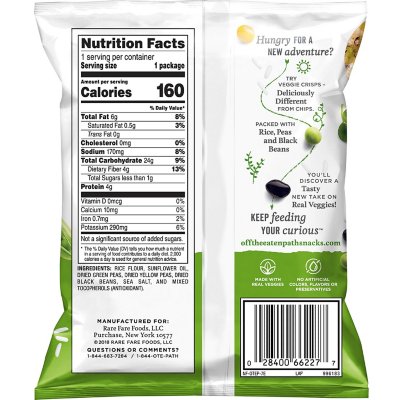 Off The Eaten Path Veggie Crisps Mix Flavor Variety Pack (1.25 oz., 26 ct.)