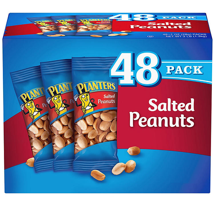 Planters® Salted Peanuts - 1 oz. (48ct.)