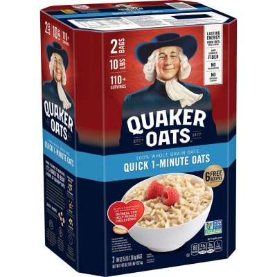 Quaker Oats Quick 1-Minute Oatmeal (10 lbs.)