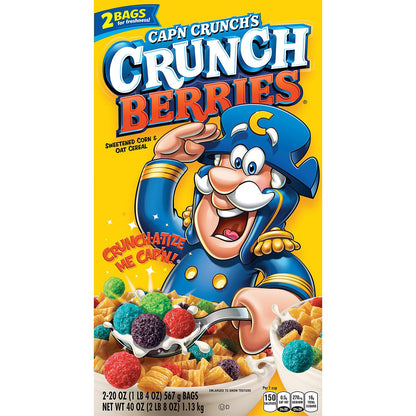Cap'n Crunch's Crunch Berries Cereal (2 pk.)