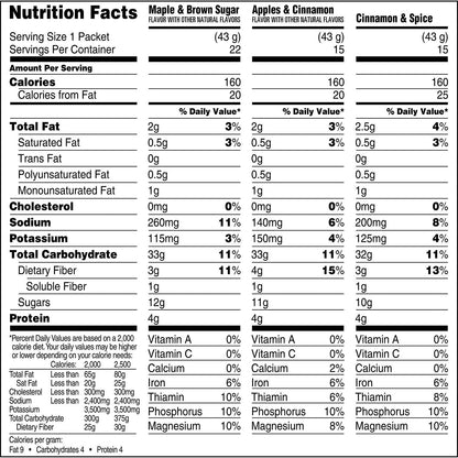 Quaker Instant Oatmeal Variety Pack (52 ct.)