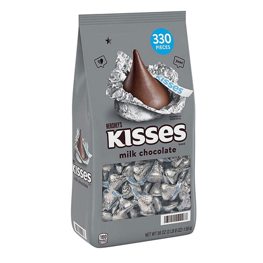 KISSES Milk Chocolates (56 oz., 330 ct.)