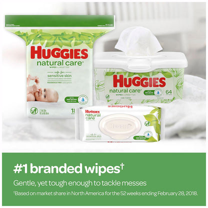 Huggies Natural Care Sensitive Baby Wipes, Fragrance Free (1088 ct.)