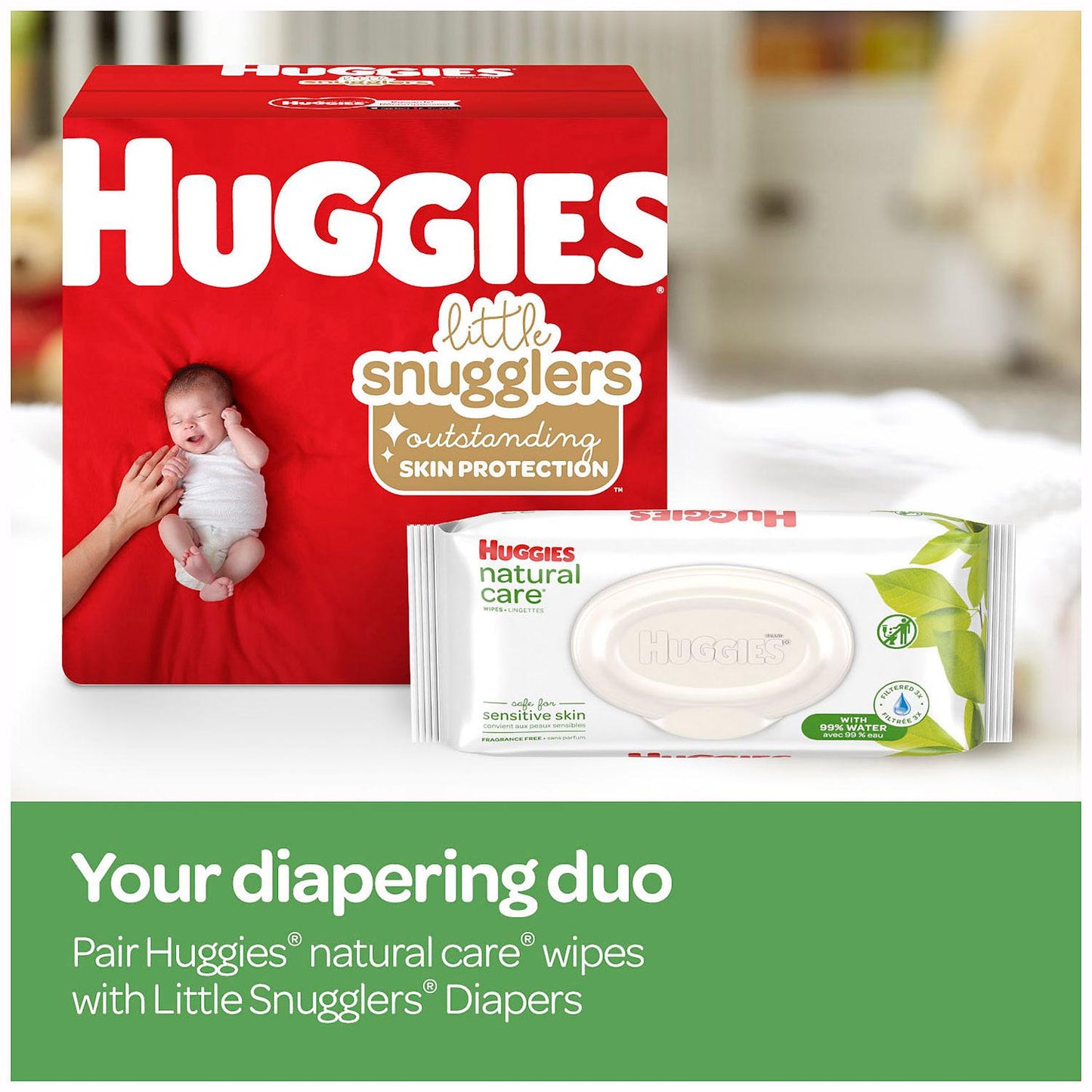 Huggies Natural Care Sensitive Baby Wipes, Fragrance Free (1088 ct.)