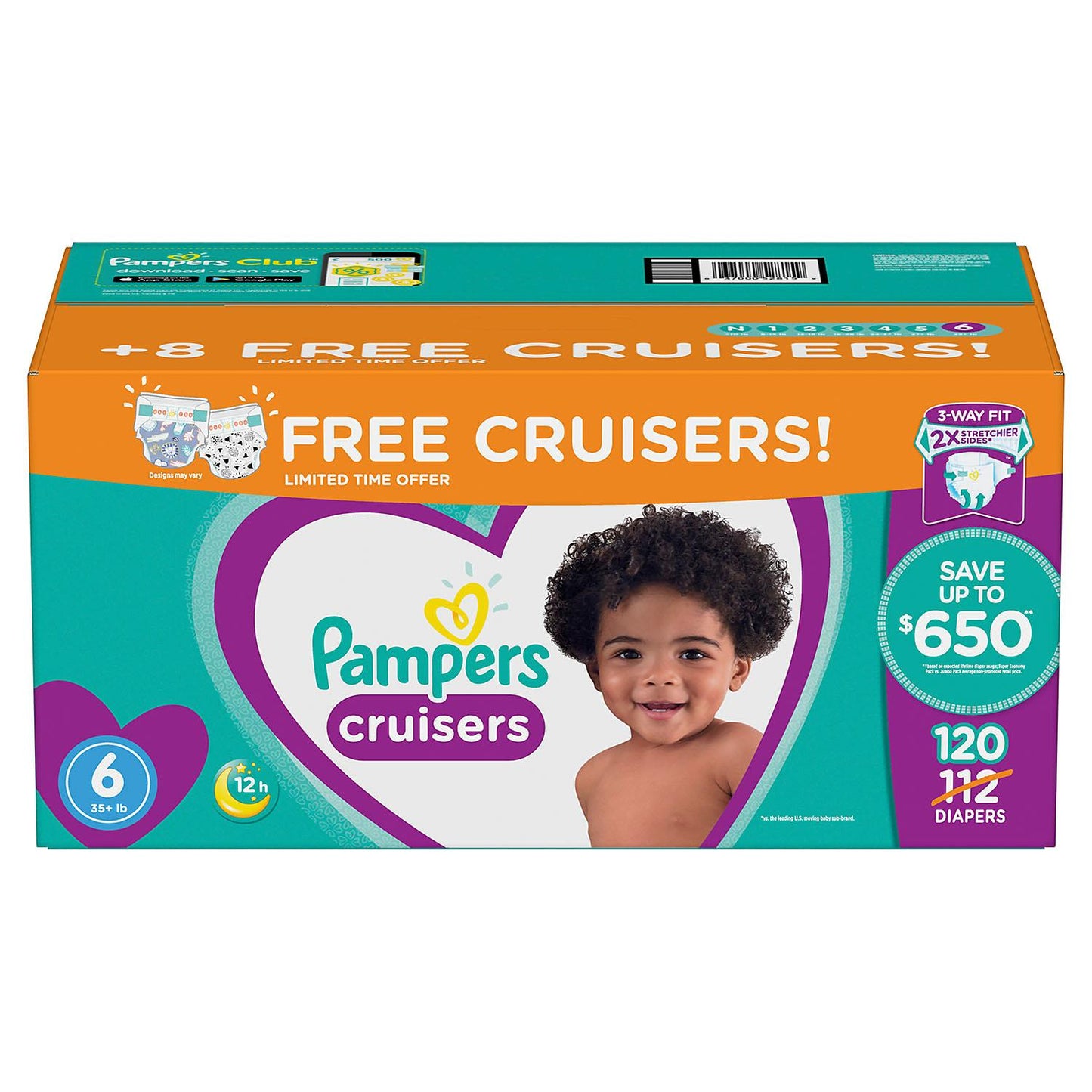 Pampers Cruisers Diapers (Choose Your Size)