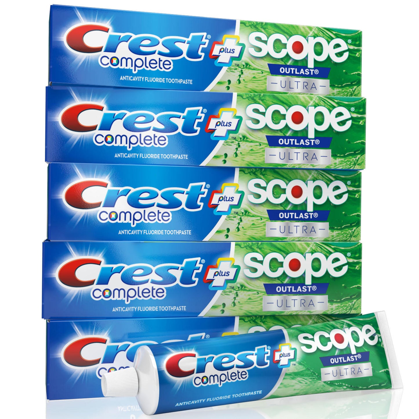 Crest Complete + Scope Outlast Ultra Toothpaste (6.3 oz., 5 pk.)