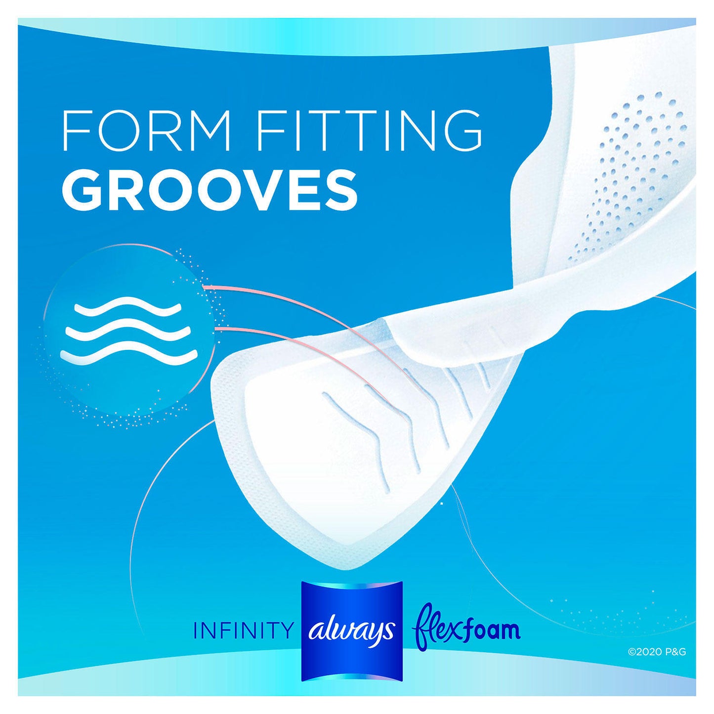 Always Infinity FlexFoam Heavy Flow Pads, Unscented - Size 2 (80 ct.)