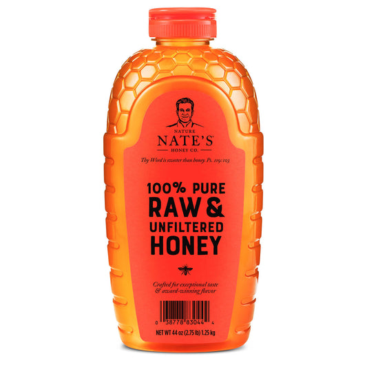 Nature Nate's 100% Pure Raw & Unfiltered Honey (40 oz. bottle)