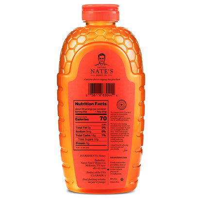 Nature Nate's 100% Pure Raw & Unfiltered Honey (40 oz. bottle)