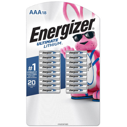 Energizer Ultimate Lithium AAA 18-Pack