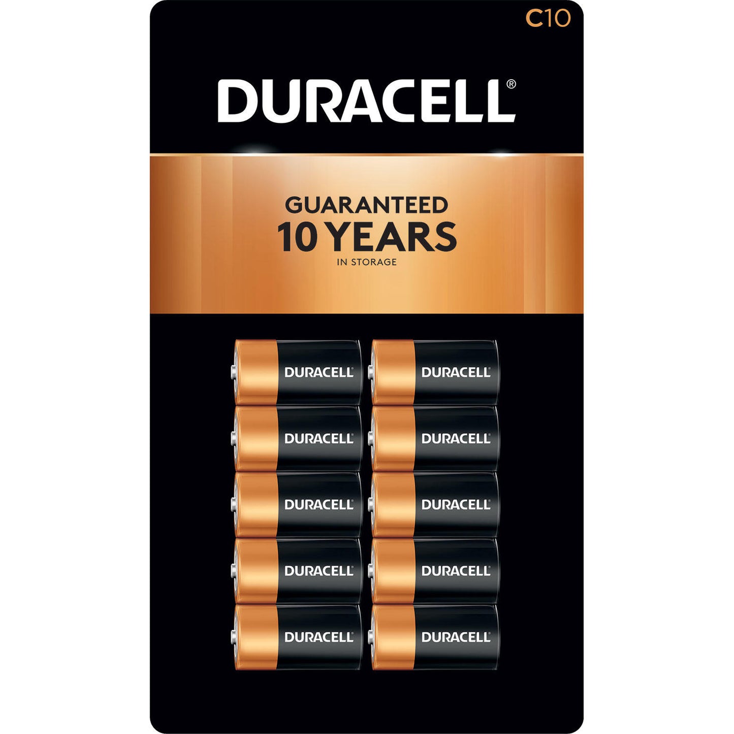 Duracell Coppertop Alkaline C Batteries (10 Pk.)