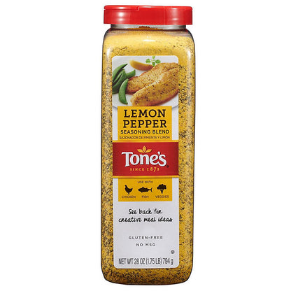 Tone's Lemon Pepper Seasoning (28 oz.)