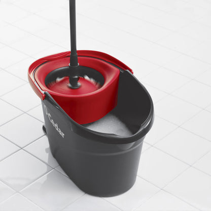 O-Cedar Easy Wring Spin Mop & Bucket System with 3 Extra Refills