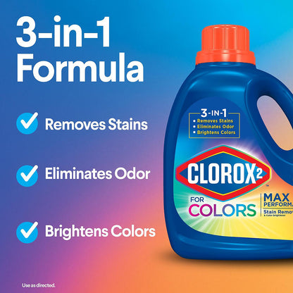 Clorox 2 for Colors - Max Performance Stain Remover and Color Brightener (112.75 fl. oz.)