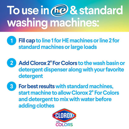 Clorox 2 for Colors - Max Performance Stain Remover and Color Brightener (112.75 fl. oz.)