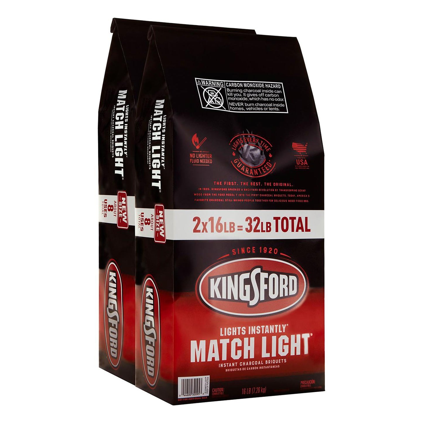 Kingsford Match Light Instant Charcoal Briquets (15.4 lb. bags, 2 ct.)