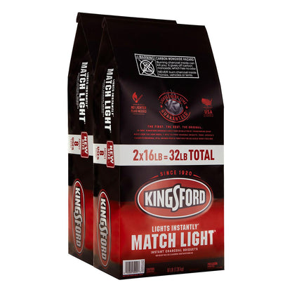 Kingsford Match Light Instant Charcoal Briquets (15.4 lb. bags, 2 ct.)